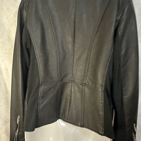 Kenneth Cole Faux Leather Jacket, Size Large - Picture 8 of 10
